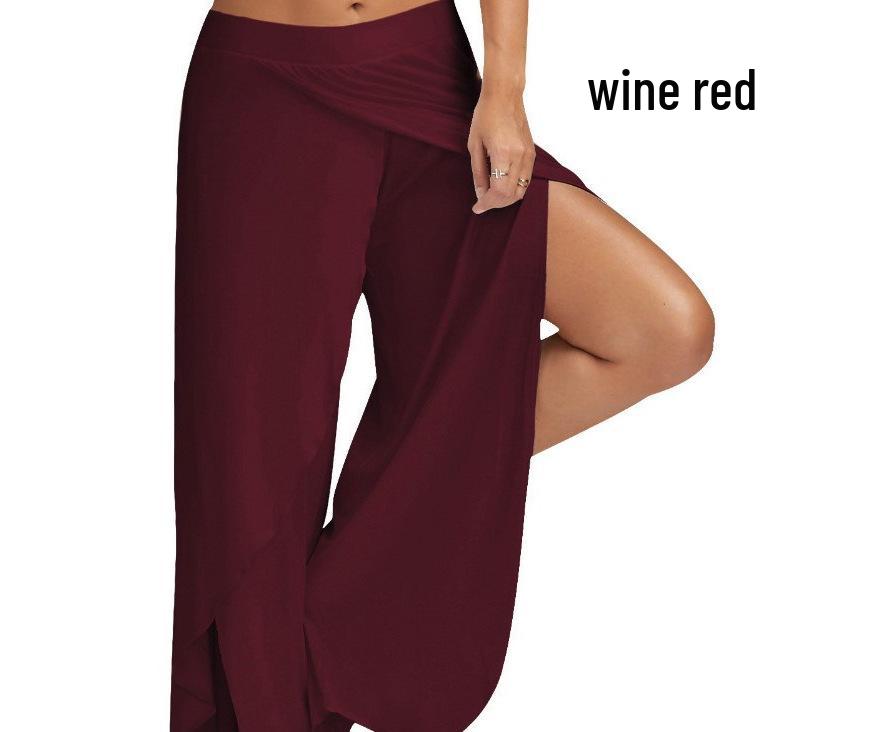 Pantaloni de yoga cu picioare largi pentru femei: 11 Culori, 8 Mărimi - Stil European și American Bestseller