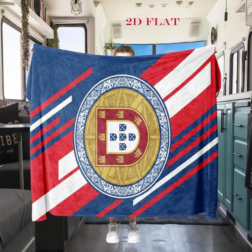 Royal Heraldry Regal Symbols blanket Suitable for all seasons Soft and comfortable Machine washable Office rest blanket Air conditioning blanket