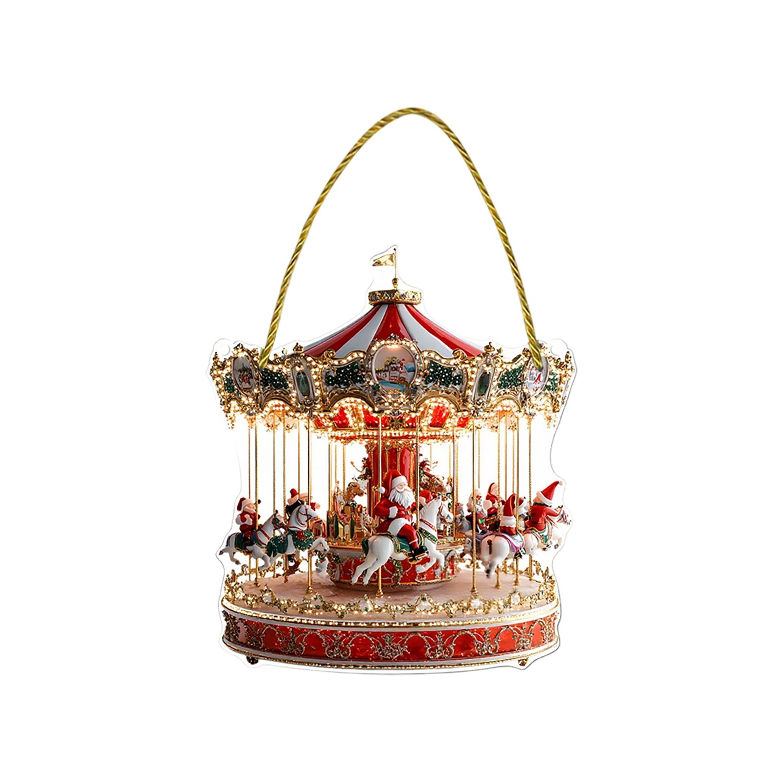 

2D Акриловые Рождественские Садовые Украшения для Дверей и Окон, Праздничные Украшения One Size