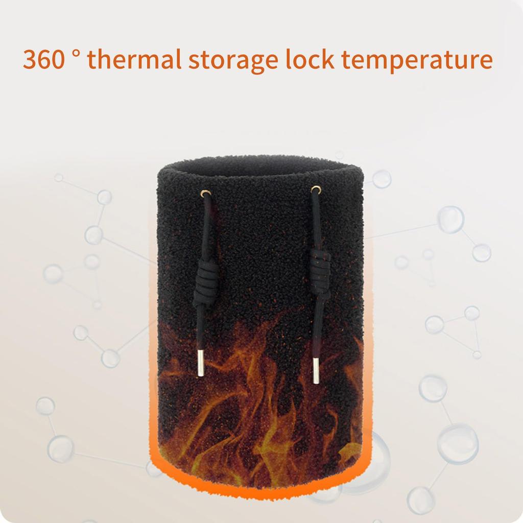 Winter Neck Tube Scarf Thermal Windproof Polar Fleece Bandana Face Cover Adjustable Neck Warmer Cycling Outdoor Cold Weather