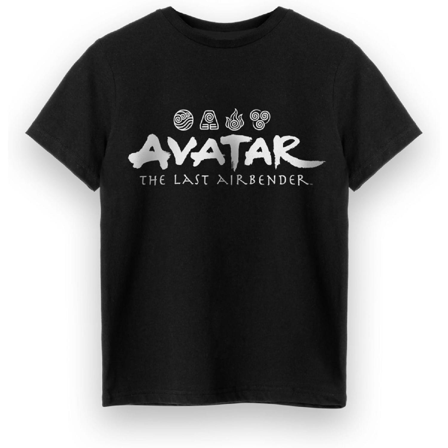 

Avatar_ The Last Airbender Boys T-Shirt _ Kids Short Sleeve Black Graphic Tee XXXXXL різнокольоровий