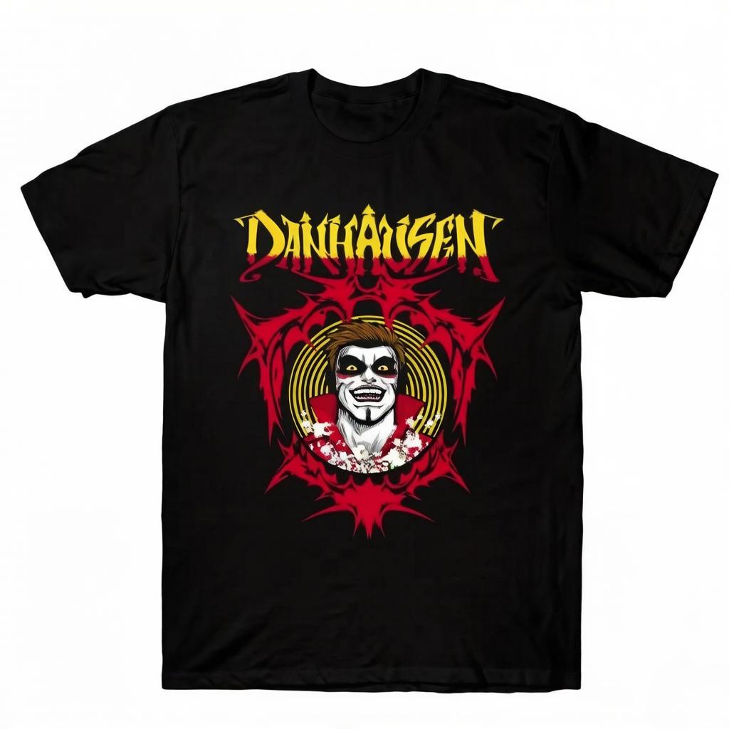 The New Denhausen Curse Print Tshirt for Unisex Is A Comfortable Cotton Oneck Shortsleeved st Century Hot Fashion Top