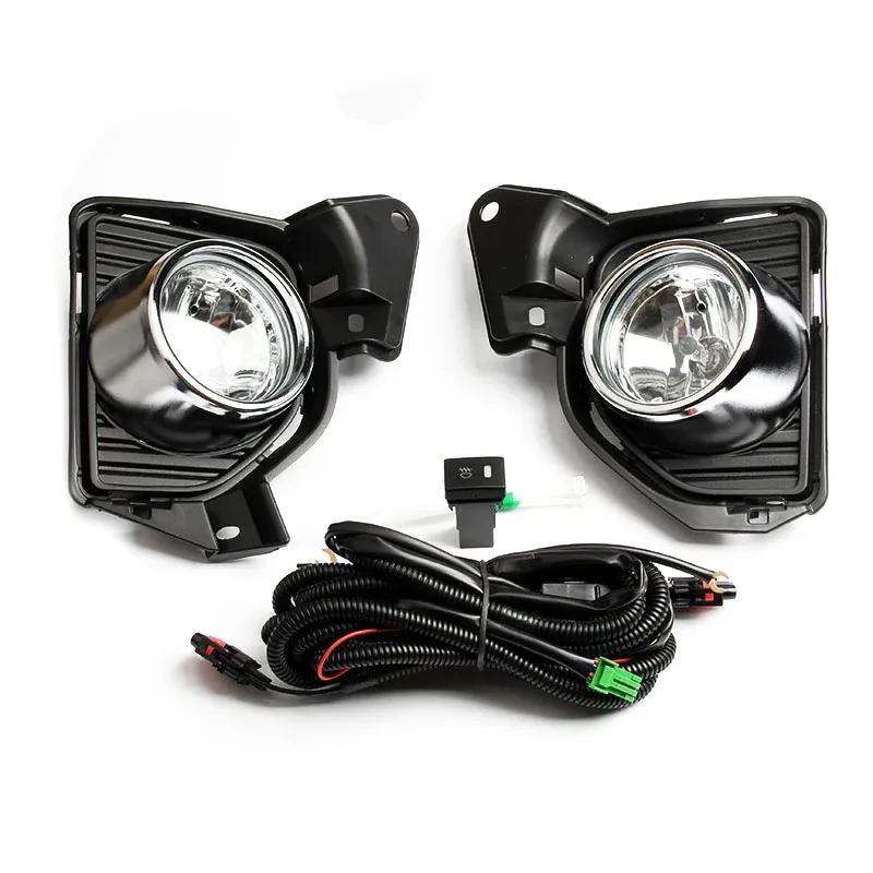 LED Fog Lamp Assembly For TOYOTA HIACE COMMUTER 2014 2015 2016 Daylights Wires Switch Turn Signal DRL Daytime Running Lights 12V