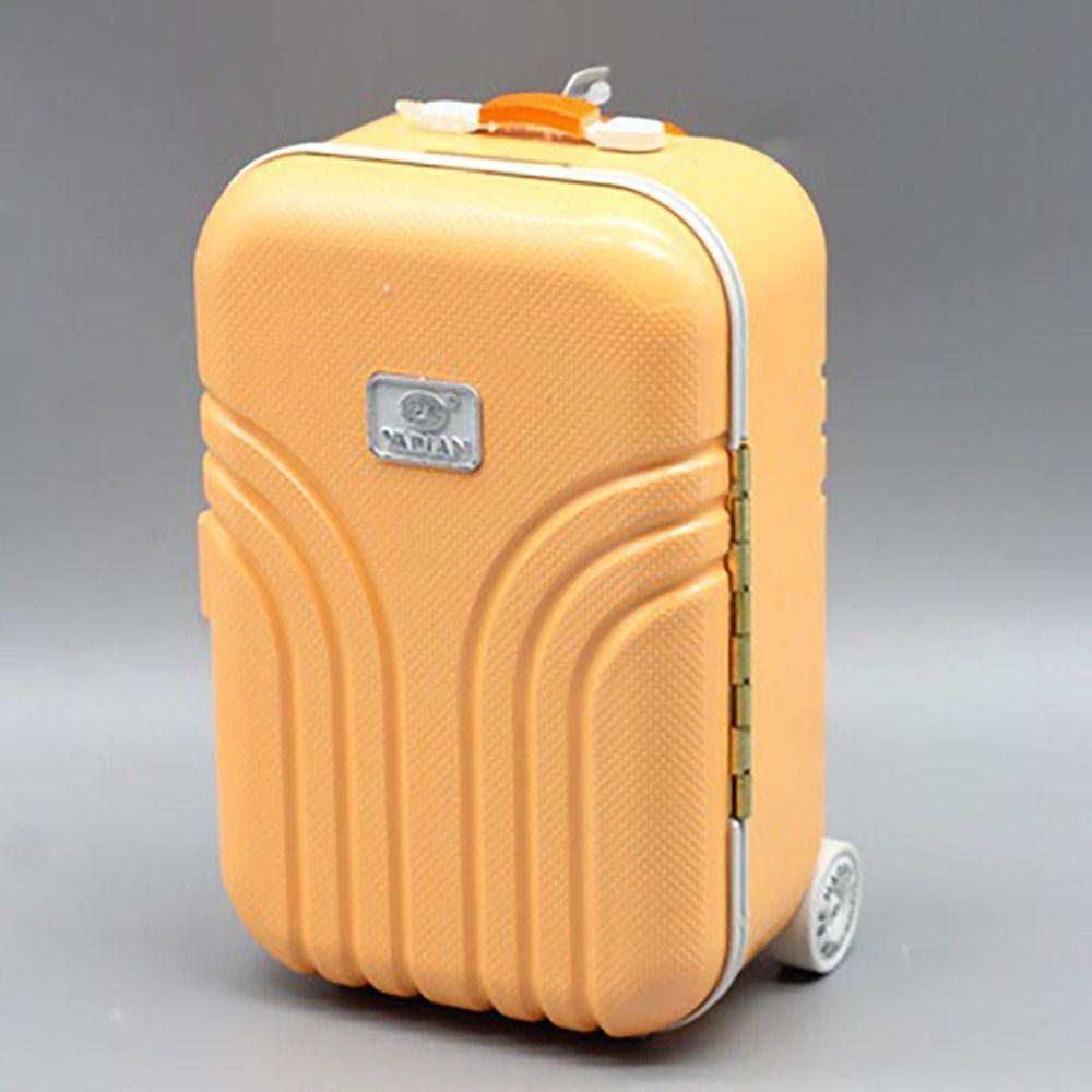 Scene Decor Miniature Portable Trunk Mini Dolls Luggage Box Model  Dolls Accessories