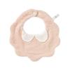 Kusunokibashi Monori Watahime Baby Collared Cloud Size Organic Product Bib, Pink, 80, 100% Cotton, Number 1-66275-90-P