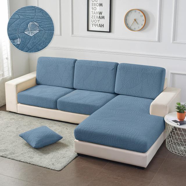 Waterproof Sofa Seat Cushion Cover Jacquard Sofa Cover For Living Room Furniture Protector L Shape Corner Armchair Couch Covers