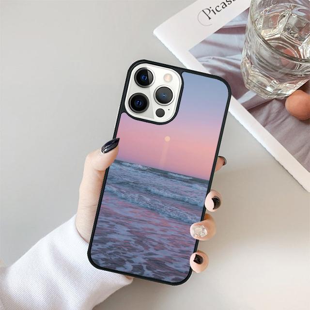 Summer Beach Ocean Waves Phone Case For iPhone 17 Air 16 pro max 15 14 plus 12 13 Soft Bumper Shell Cover coque