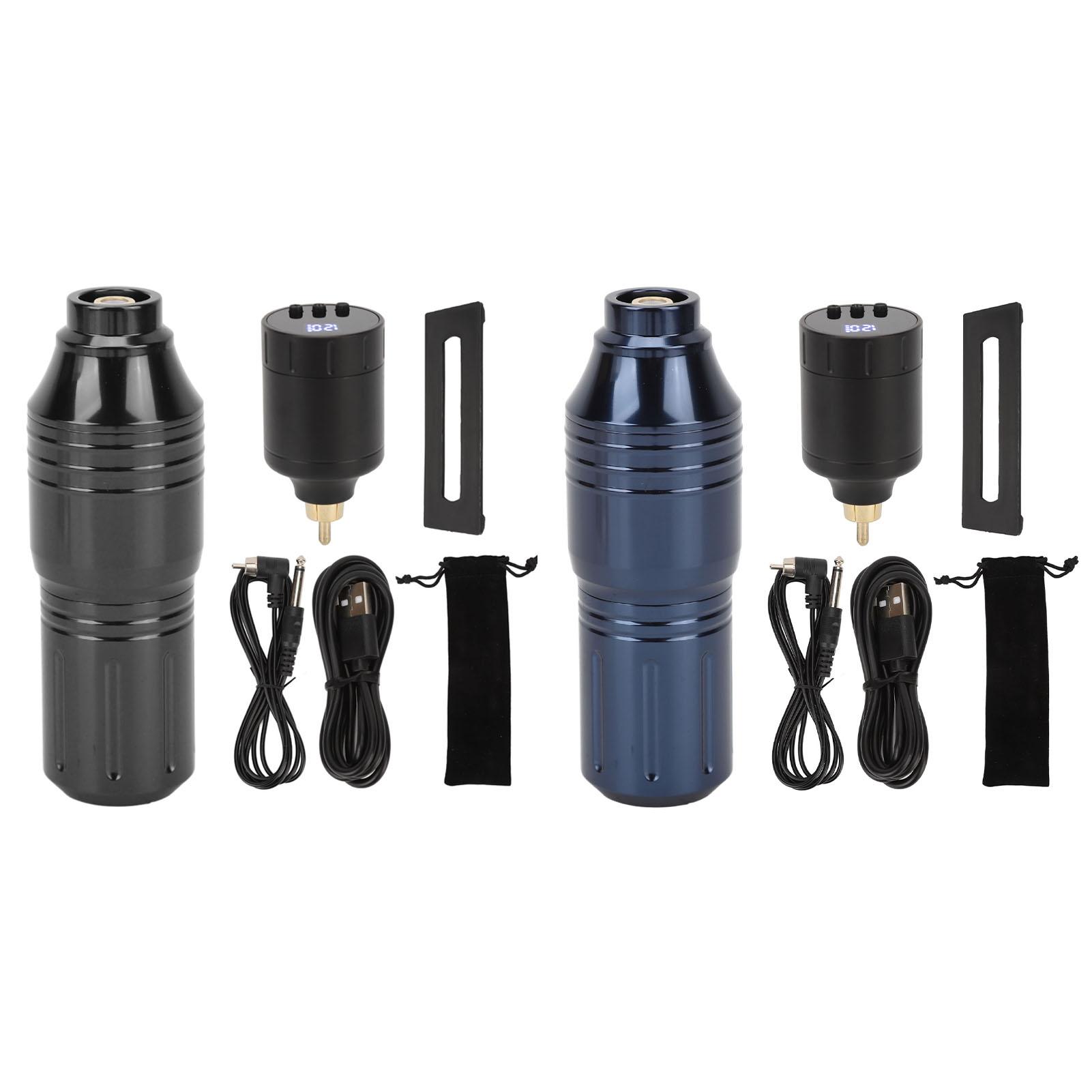 

Комплект питания для татуировки 1300 мАч, беспроводной комплект ручек для татуировки с цифровым дисплеем и регулируемым напряжением с RCA