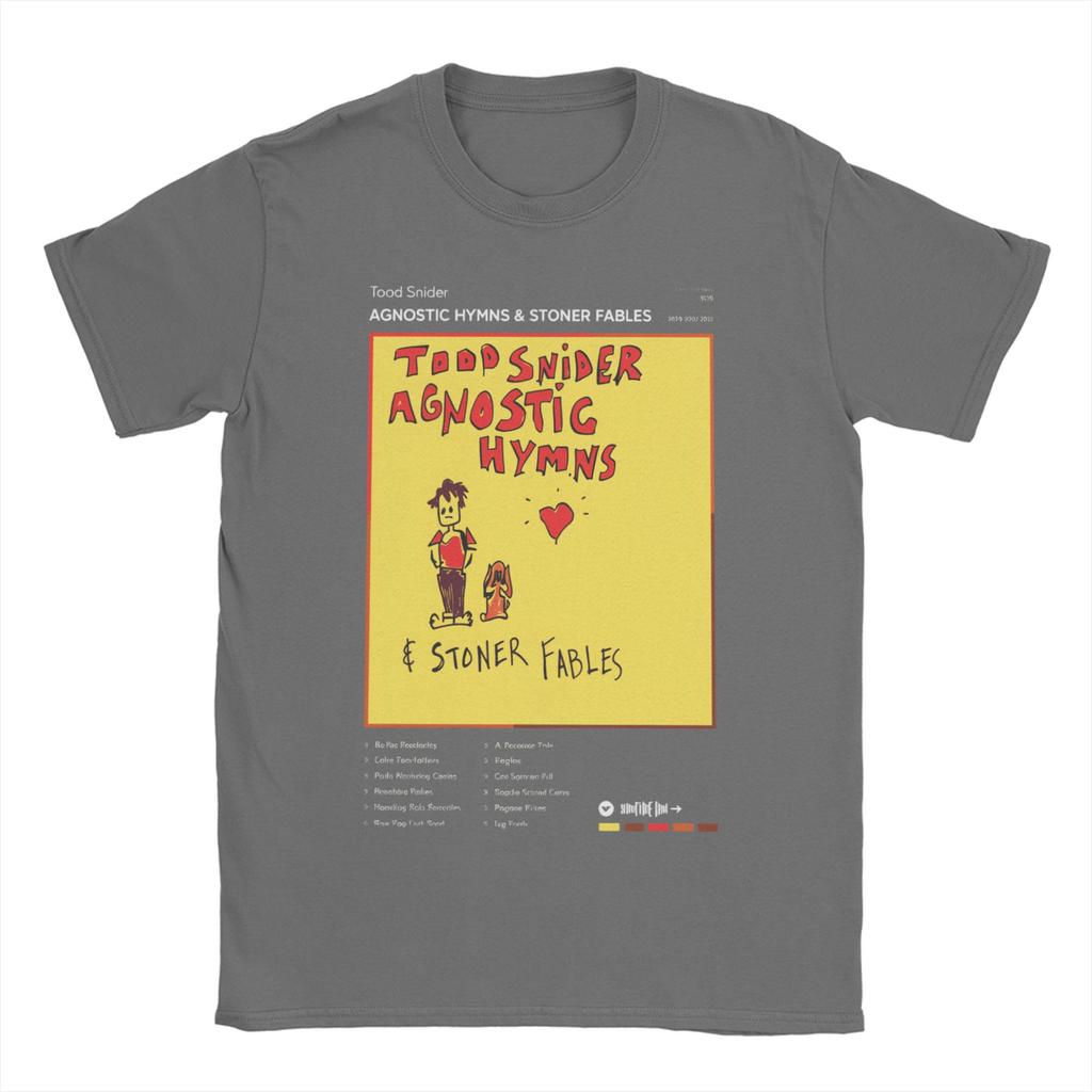 Todd Snider Men T Shirts Humorous Tees Short Sleeve Round Neck T-Shirts 100% Cotton Printed Tops