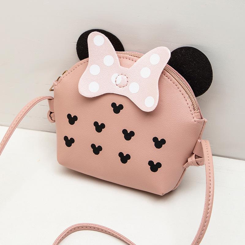 2024 Women's Cartoon Heart-Shaped Shoulder Bag with Coin Purse, Color Block Design