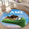 Personalized Good Dinosaur Round Chair Office Rug - Perfect for Mat, Office Chair & More - Ideal Gift for Birthdays and Holidays
