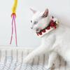 SONGWAY Cat Toy, Cat Teaser, Feather Cat Toy, Shrimp Tempura, 3 Replacement Pieces