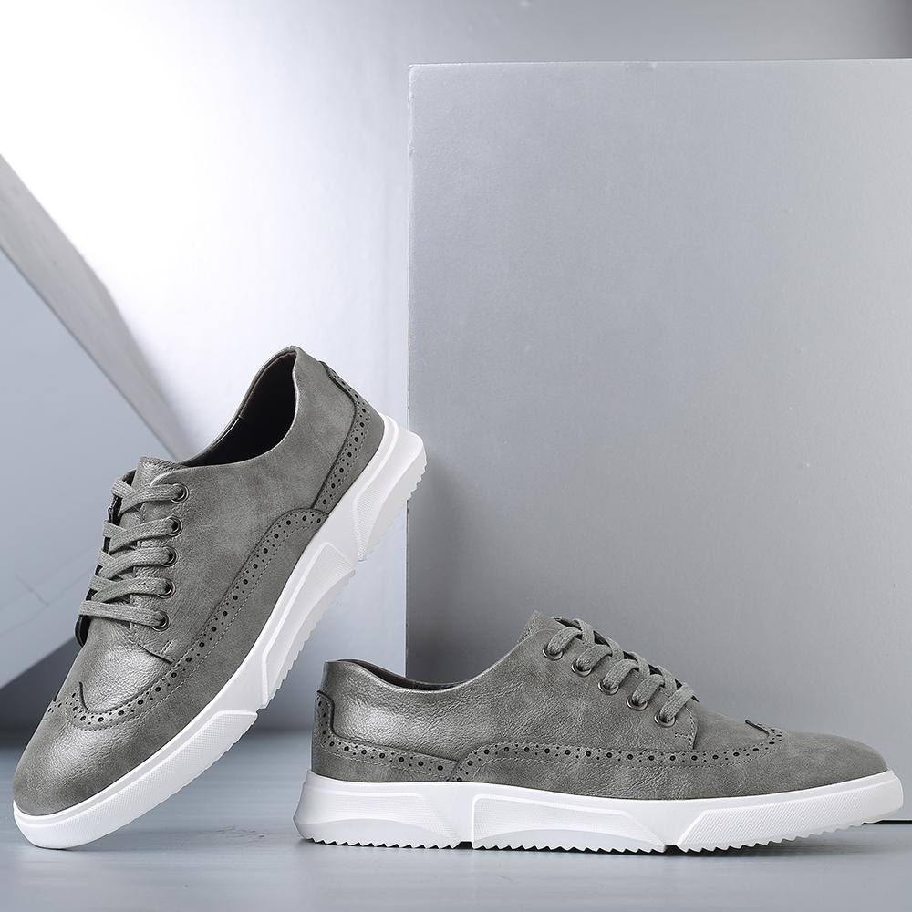 All-match Leather Casual Shoes Business Formal Office Shoes Elegantes Mens Casual Leather Shoes Leisure Walk Man Oxford Footwear