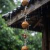 Rain Chain Decorative Outdoor Water Guide Chain for Roof Gutters Patio Garden Drainage System Hanging Ornament