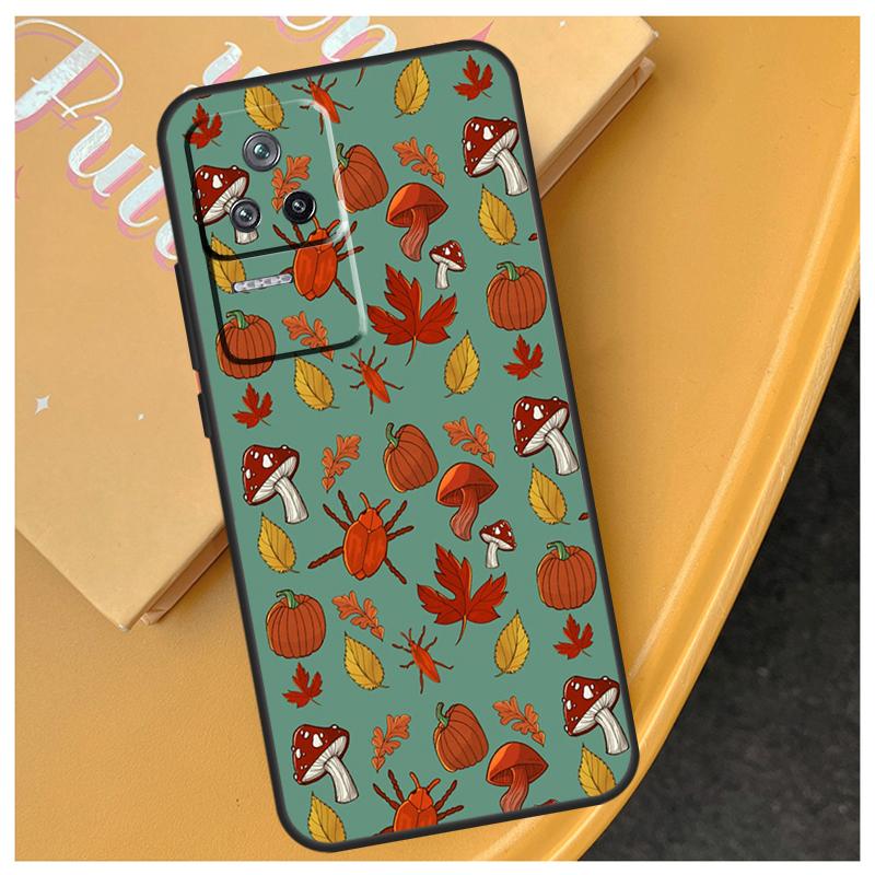

Autumn Leaves Fall Pumpkin Funda For Xiaomi 17 Pro Max 14 15 Ultra 13T 14T 15T POCO X7 X5 X6 Pro F5 F6 F7 F8 Ultra Case POCO F8 Ultra