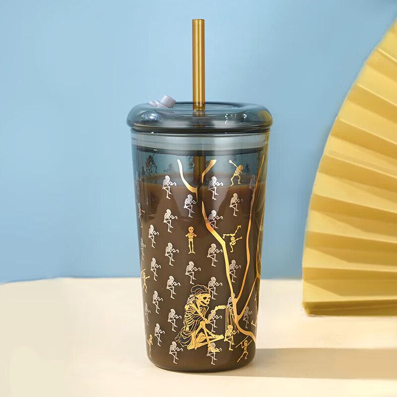 Gongli Forbidden City Glass Straw Cup