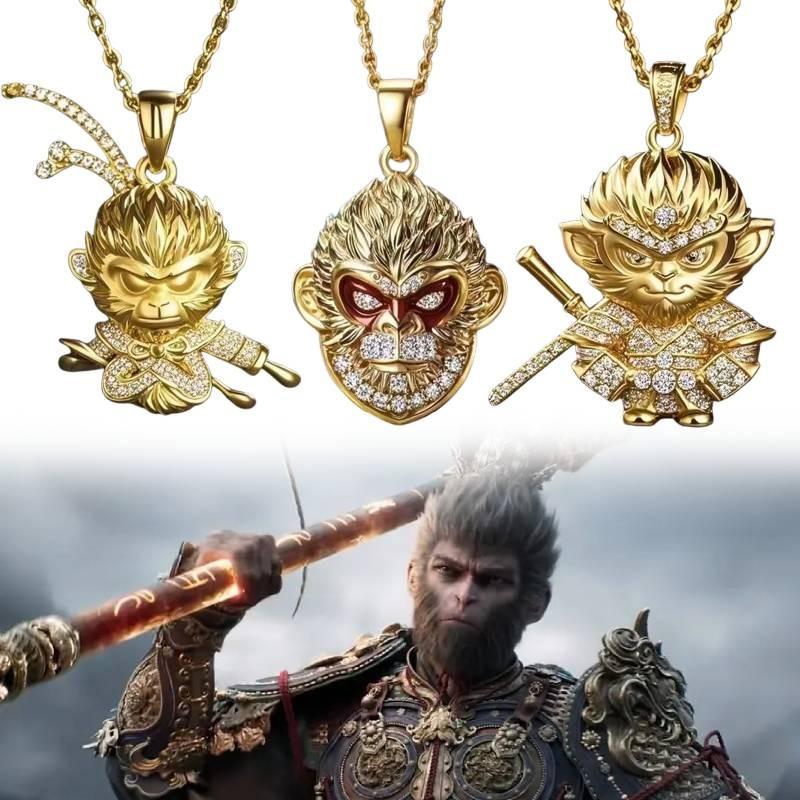 Myth Wukong Black Pendant Necklace Jewelry Accessories Game Gift Peripheral
