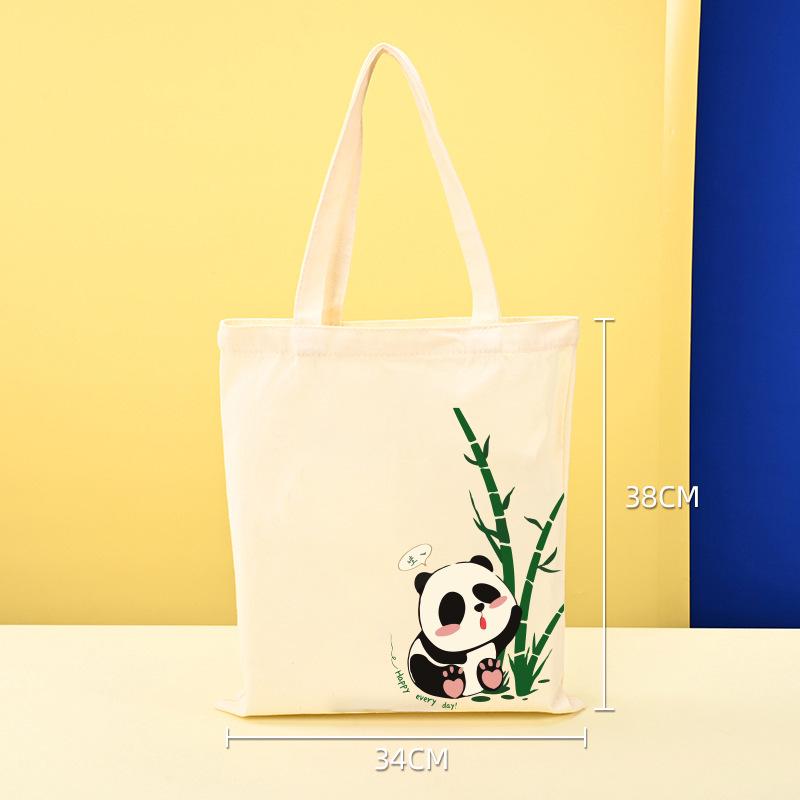 Customized Logo Canvas Shopping Bag - Durable, Eco-friendly, and Ideal for Promotions