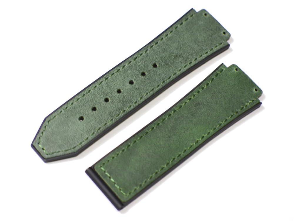 

[Import King Original] Watch Parts Hublot Compatible Classic Fusion 511 521 525 Chronograph 45mm Case Aftermarket Rubber Strap Men s Replacement