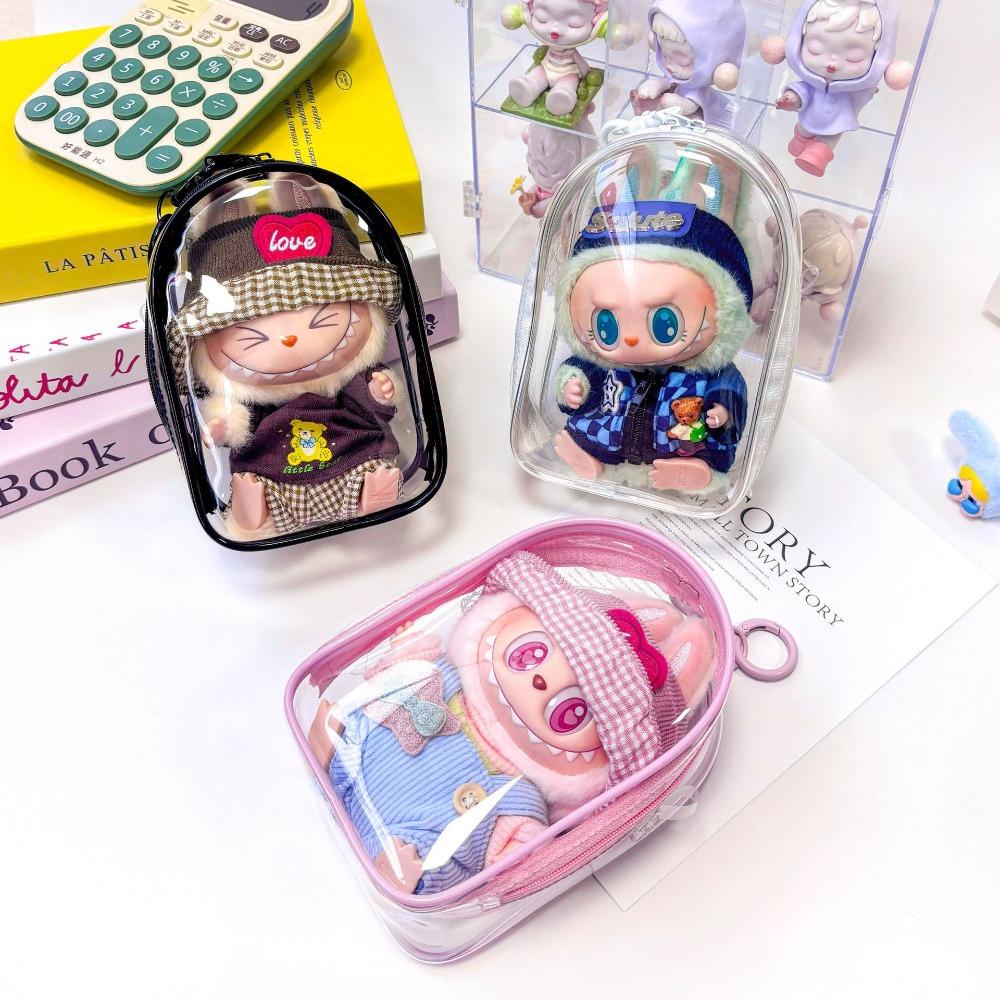

Dust-proof Labubu V2 Doll Storage Bag Outgoing Labubu Storage Pouch Children Gift Bag A