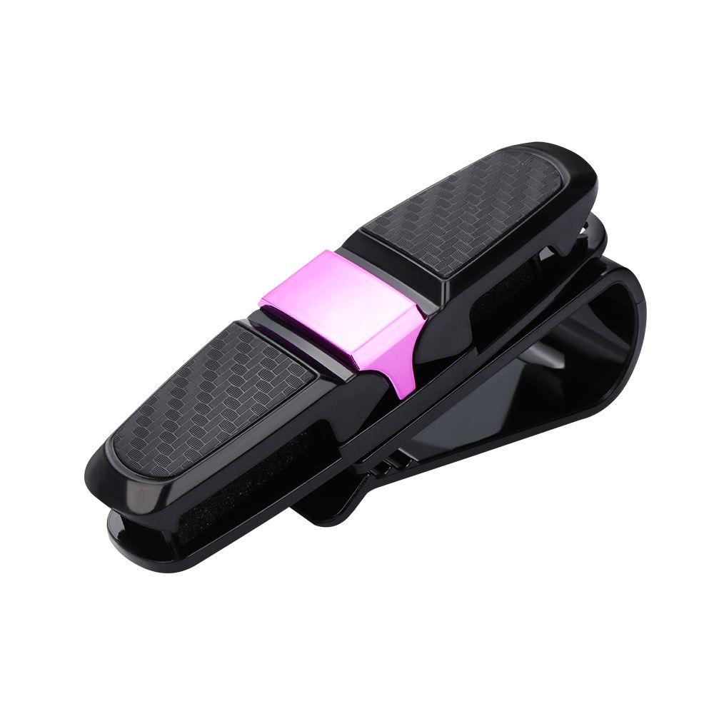 Sun Visor Glasses Storage Car Glasses Clip Ticket Card Clamp Car Glasses Cases Sunglasses Holder