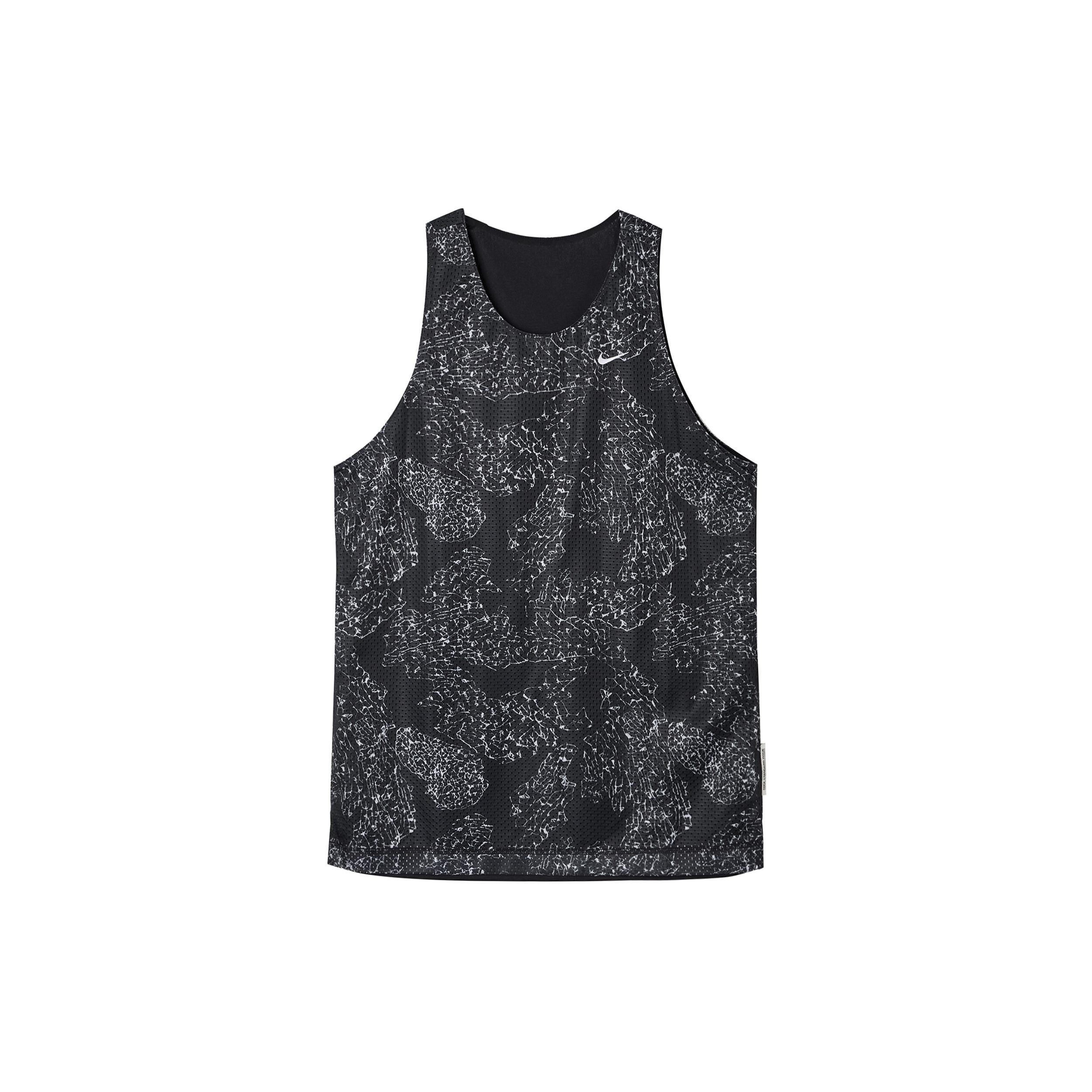 Nike Dri-FIT Standard Issue Reversible Basketball Jersey Black Grey Men s FB7056-010 L