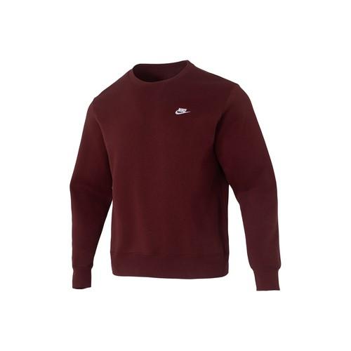 Nike Men s Red Fleece-Lined Outdoor Sports Loose Casual Hoodie S красный