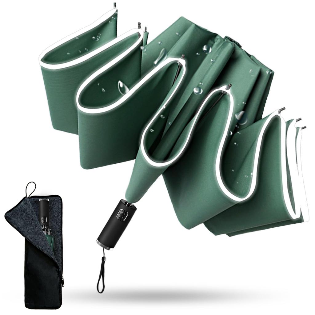 JIS standard Reverse folding umbrella that keeps you from getting wet when getting on and off the automatic opening and Large folding Lightest of its