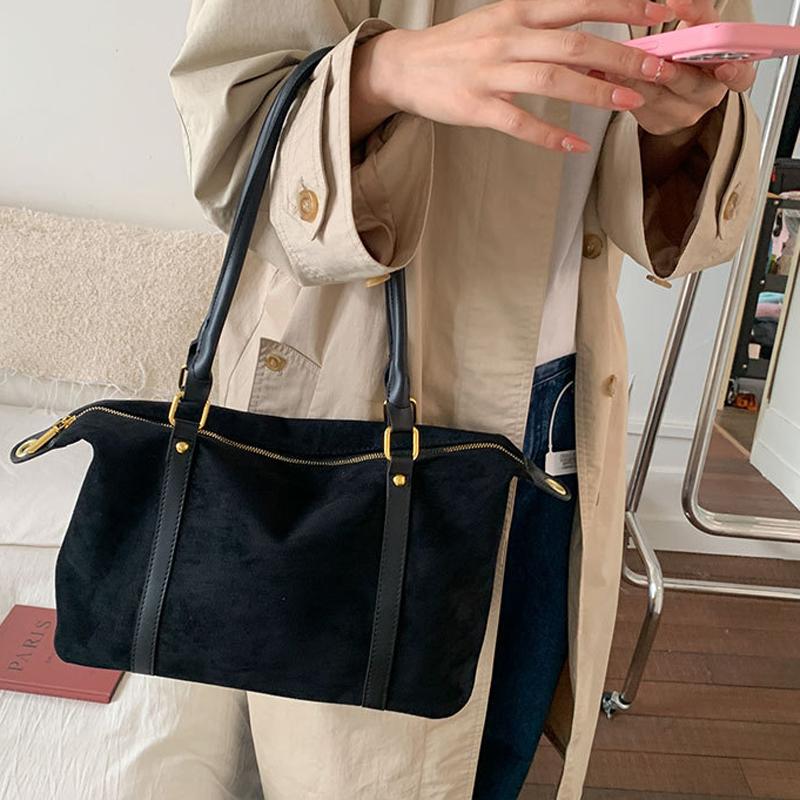 Fashi Women Handbag Faux Suede Female Tote Handbags Large Capacity Crossbody Bags for Women