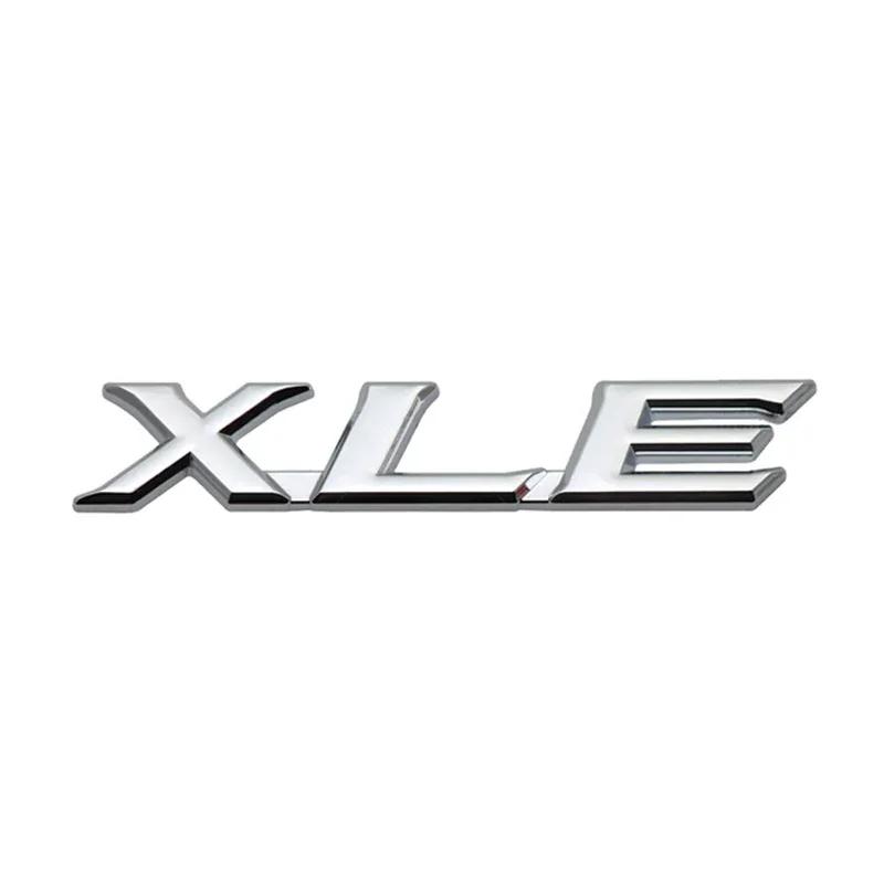

Metal 3D Car Rear Trunk Badge Letter Sticker for Toyota XLE Emblem Highlander Carmy Avalon Corolla Yaris Hilux Auris Prius Rav4