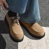 Men's Derby Shoes Fashion autumn and winter styles Office or leisure party 38-46 Hot selling young shoesThick bottom trend