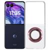 For Motorola Razr 50 Ultra 5G Magnetic Case Shockproof PC Phone Cover Rhinestone Decor