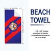 PFC CSKA Moscow Logo Print Beach Towel, Large Soft Quick Dry Towel for Beach Camping Swimming