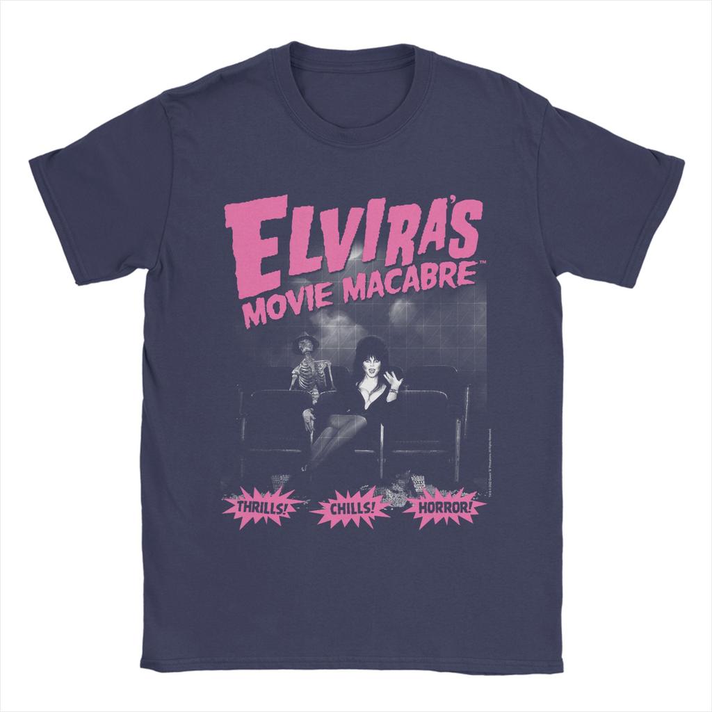 Unisexs Elvira Mistress of The Dark T Shirt Cotton Clothing Humor Short Sleeve O Neck Tees Unique TShirts