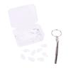 1 Set Glasses Nose Pad Set Silicone Airbag Soft Air Glasses Accessories Non-Slip Air Cushion Boles With Screws And Screwdrivers