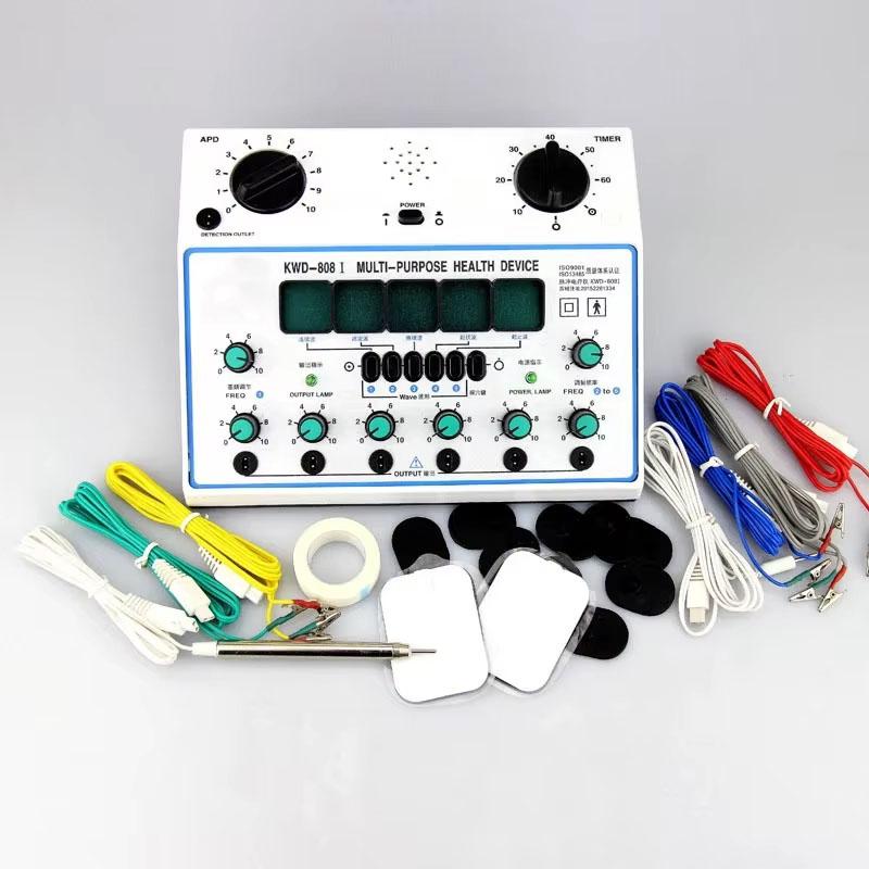 Electric Acupuncture Stimulator KWD808-I - 6 Channels Electrical Nerve Muscle Stimulator Patch Massager Health Care Device