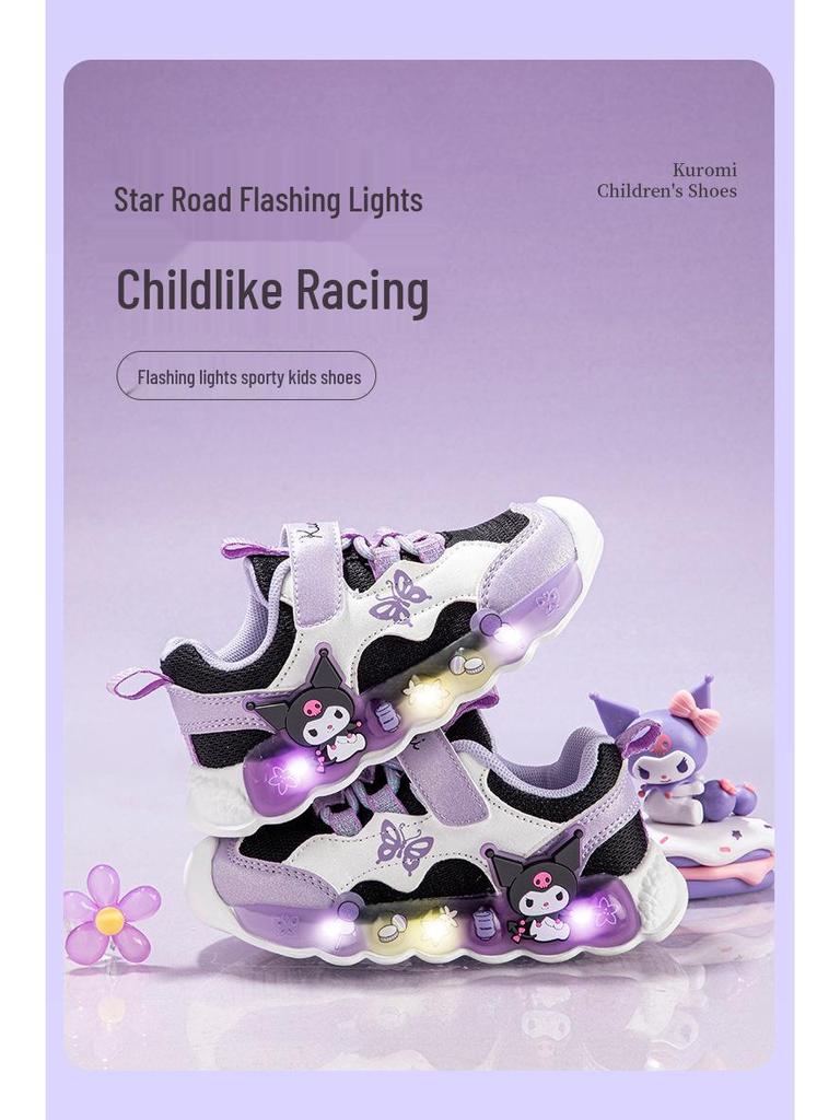 Hello Kitty & Kuromi Mädchen Leuchtsneaker - Herbsttrend 2025