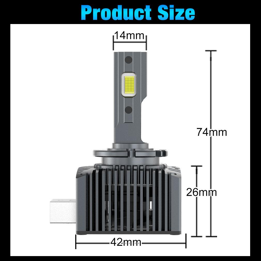 

2 шт. 60000 лм D3S светодиодные лампы для фар D1S D2S D4S D5S D8S D1R D2R D3R D4R D8R D5R Turbo LED CSP фары для BMW Benz Volvo Лампа Canbus 200 Вт фара D3S/D3R