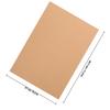 100 Sheets Brown Kraft Card Stock 240G Blank Cards for Card Making Scrapbooking Painting Drawing Crafts Unlined Index Cards