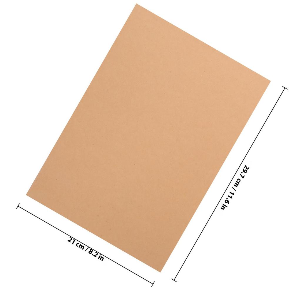 100 Sheets Brown Kraft Card Stock 240G Blank Cards for Card Making Scrapbooking Painting Drawing Crafts Unlined Index Cards