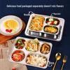 304 Stainless Steel 5-Compartment Meal Prep Tray