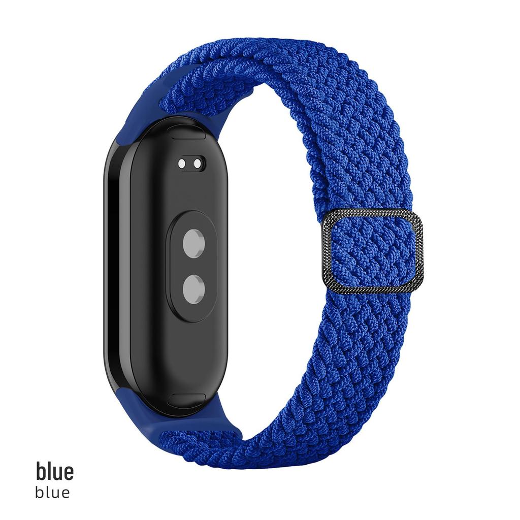 Regulowany pleciony pasek do Xiaomi Band 8/9 - Kompatybilna wymienna opaska na nadgarstek do Mi Watch 3/4/5/6/7/8