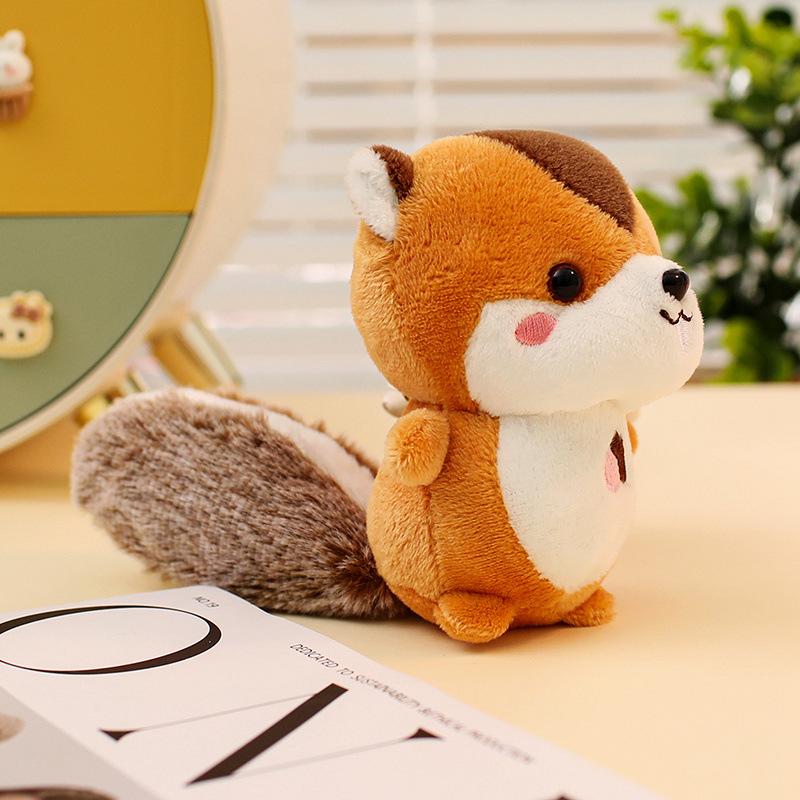 Plyšový zajíček klíčenka panenka automat přívěsek studentská školní taška batoh přívěsek malé hračky butik dívčí šperky