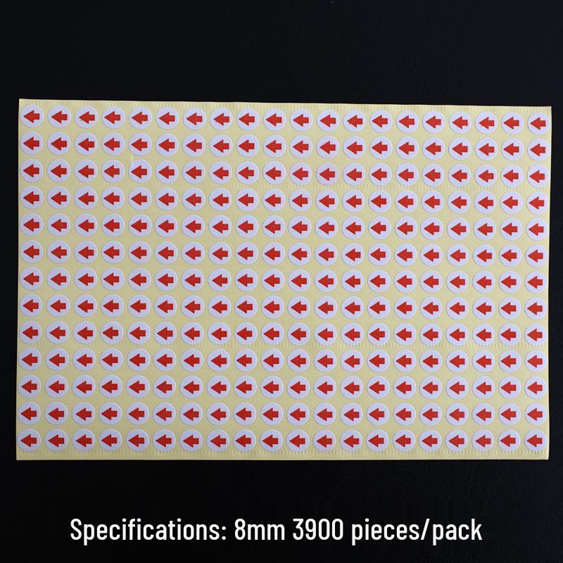 Red Arrow Defective Product Label - Rework Indicator Sticker