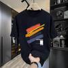 Short Sleeve Cotton Men'S Printed T-Shirt Trend Men'S And Women'S Versatile Crew Neck T-Shirt Men'S