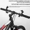 Ultralight Bicycle Handlebars Windproof Mountain Bike Fluorescent Grips Waterproof Bike Inner Handle Bar Grips for Night Riding
