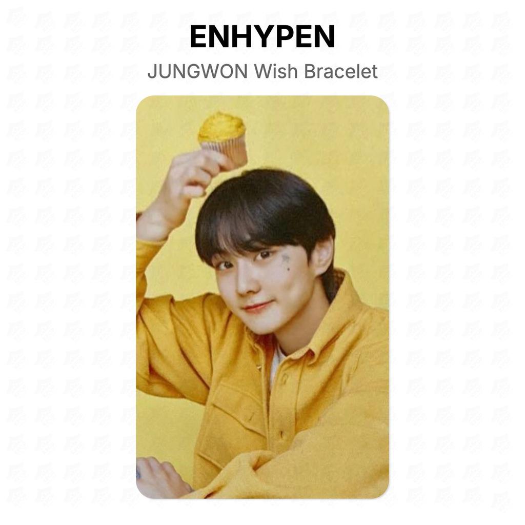 ENHYPEN JUNGWON JUNGWON Wish Bracelet Official Photocard