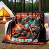 Enduro Race Customize Your Name Outdoor Blanket Comfortable Soft Lightweight Allseason Multipurpose Blanket For Travel Camping Picnics Sofa Office Bed