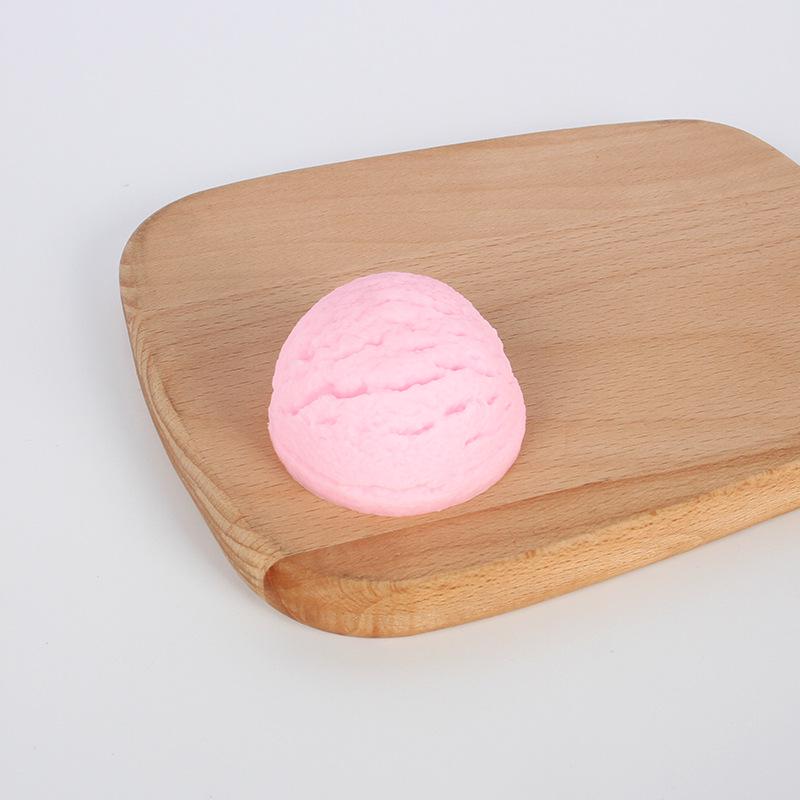 PVC Ice Cream Ball Dessert Prop for Display and Photography