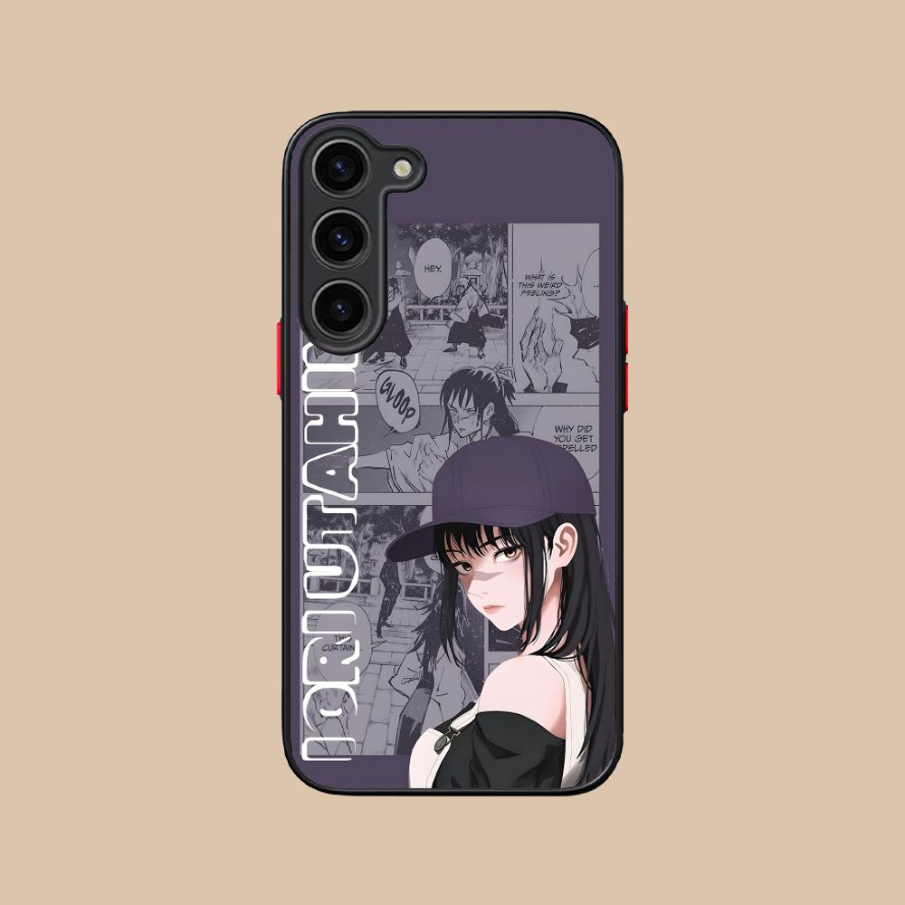 

JJK Utahime Iori Silicone Mobile Phone Case for Samsung Galaxy S26 S25 S24 S23 S22 S21 Plus FE Ultra Colorful Cover Galaxy S25 Ultra